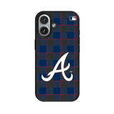 Atlanta Braves Plaid MagSafe Compatible Phone Case for Apple iPhone