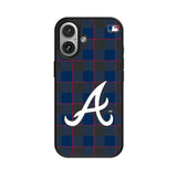 Atlanta Braves Plaid MagSafe Compatible Phone Case for Apple iPhone