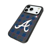Atlanta Braves Plaid MagSafe Compatible Phone Case for Apple iPhone