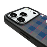 Atlanta Braves Plaid MagSafe Compatible Phone Case for Apple iPhone