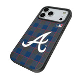 Atlanta Braves Plaid MagSafe Compatible Phone Case for Apple iPhone
