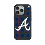 Atlanta Braves Plaid MagSafe Compatible Phone Case for Apple iPhone