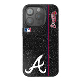 Atlanta Braves Sidebar Black Bling Phone Case for Apple iPhone