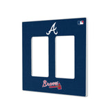 Atlanta Braves Solid Hidden-Screw Light Switch Plate