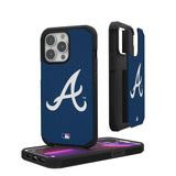 Atlanta Braves Solid Rugged Phone Case for Apple iPhone