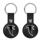 Atlanta Falcons Classic Insignia Black Airtag Holder 2-Pack