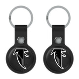 Atlanta Falcons Classic Insignia Black Airtag Holder 2-Pack