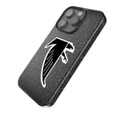 Atlanta Falcons Classic Linen Black Bling Phone Case for Apple iPhone