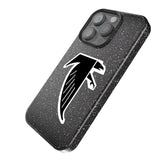 Atlanta Falcons Classic Linen Black Bling Phone Case for Apple iPhone