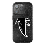 Atlanta Falcons Classic Linen Black Bling Phone Case for Apple iPhone