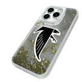 Atlanta Falcons Classic Linen Glitter Phone Case for Apple iPhone