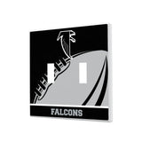 Atlanta Falcons Classic Passtime Hidden-Screw Light Switch Plate