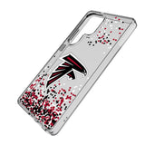 Atlanta Falcons Confetti Clear Phone Case for Samsung Galaxy