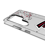 Atlanta Falcons Confetti Clear Phone Case for Samsung Galaxy
