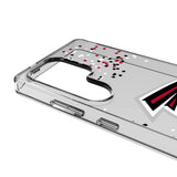 Atlanta Falcons Confetti Clear Phone Case for Samsung Galaxy