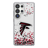 Atlanta Falcons Confetti Clear Phone Case for Samsung Galaxy