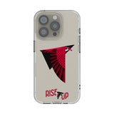 Atlanta Falcons Deco Clear Phone Case for Apple iPhone