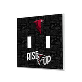 Atlanta Falcons Deco Hidden-Screw Light Switch Plate