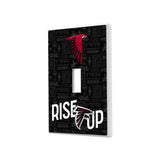 Atlanta Falcons Deco Hidden-Screw Light Switch Plate