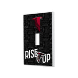 Atlanta Falcons Deco Hidden-Screw Light Switch Plate