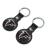 Atlanta Falcons Insignia Black Airtag Holder 2-Pack