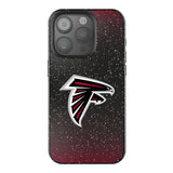 Atlanta Falcons Linen Black Bling Phone Case for Apple iPhone
