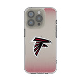 Atlanta Falcons Linen Clear Phone Case for Apple iPhone