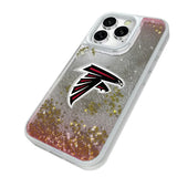 Atlanta Falcons Linen Glitter Phone Case for Apple iPhone