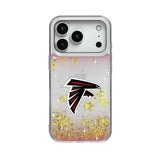 Atlanta Falcons Linen Glitter Phone Case for Apple iPhone