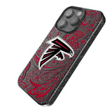 Atlanta Falcons Paisley Black Bling Phone Case for Apple iPhone