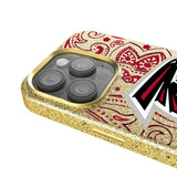 Atlanta Falcons Paisley Bling Phone Case for Apple iPhone