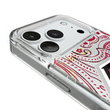 Atlanta Falcons Paisley Glitter Phone Case for Apple iPhone