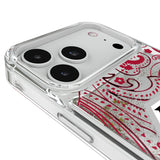 Atlanta Falcons Paisley Glitter Phone Case for Apple iPhone