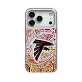 Atlanta Falcons Paisley Glitter Phone Case for Apple iPhone