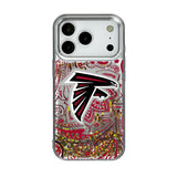 Atlanta Falcons Paisley Glitter Phone Case for Apple iPhone