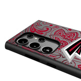 Atlanta Falcons Paisley MagSafe Compatible Phone Case for Samsung Galaxy