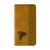 Atlanta Falcons Personalized Burn Folio Phone Case for Apple iPhone