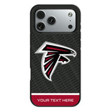 Atlanta Falcons Personalized EndZone Plus Bump Phone Case for Apple iPhone