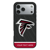 Atlanta Falcons Personalized EndZone Plus Bump Phone Case for Apple iPhone
