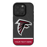 Atlanta Falcons Personalized EndZone Plus Bump Phone Case for Apple iPhone