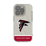 Atlanta Falcons Personalized EndZone Plus Clear Phone Case for Apple iPhone