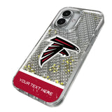 Atlanta Falcons Personalized EndZone Plus Glitter Phone Case for Apple iPhone