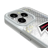 Atlanta Falcons Personalized EndZone Plus Glitter Phone Case for Apple iPhone