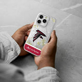 Atlanta Falcons Personalized EndZone Plus Glitter Phone Case for Apple iPhone