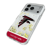 Atlanta Falcons Personalized EndZone Plus Glitter Phone Case for Apple iPhone