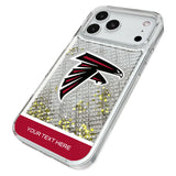 Atlanta Falcons Personalized EndZone Plus Glitter Phone Case for Apple iPhone