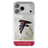 Atlanta Falcons Personalized EndZone Plus Glitter Phone Case for Apple iPhone