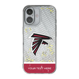 Atlanta Falcons Personalized EndZone Plus Glitter Phone Case for Apple iPhone