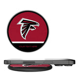 Atlanta Falcons Personalized Endzone Solid 15-Watt Wireless Charger