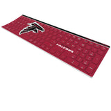 Atlanta Falcons Personalized Endzone Solid Curved Wireless Keyboard